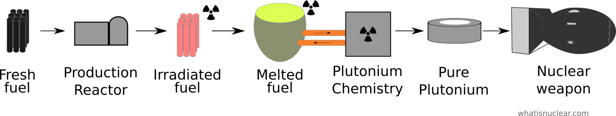 Plutonium production process